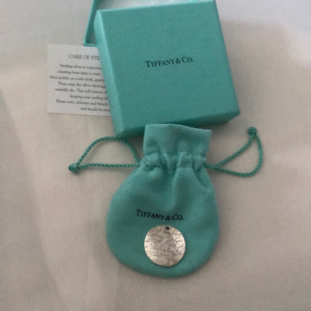 Tiffany & Co Sterling Silver Pendant Necklace